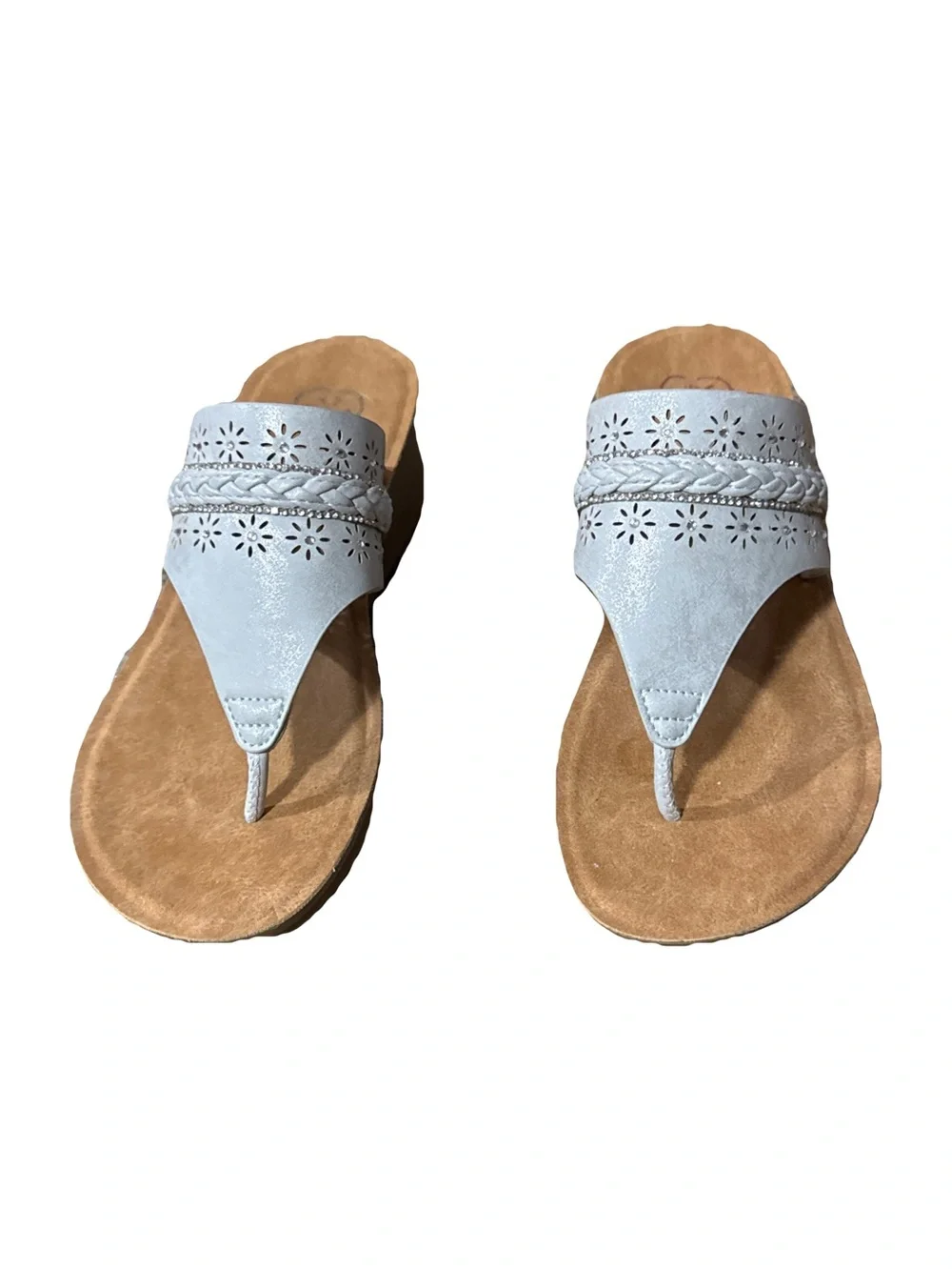 Daisy Fuentes light blue sandals 7W